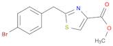 Methyl 2-(4-bromobenzyl)thiazole-4-carboxylate