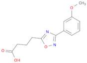 4-[3-(3-METHOXYPHENYL)-1,2,4-OXADIAZOL-5-YL]BUTANOIC ACID