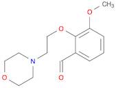 3-METHOXY-2-[2-(4-MORPHOLINYL)ETHOXY]BENZALDEHYDE