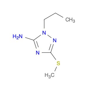 1H-1,2,4-Triazol-5-amine, 3-(methylthio)-1-propyl-