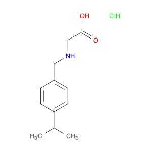 Glycine, N-[[4-(1-methylethyl)phenyl]methyl]-, hydrochloride