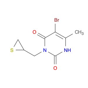 2,4(1H,3H)-Pyrimidinedione, 5-bromo-6-methyl-3-(thiiranylmethyl)-