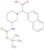 2-(3-((tert-Butoxycarbonyl)amino)piperidin-1-yl)-2-(naphthalen-2-yl)acetic acid