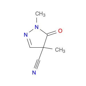 1H-Pyrazole-4-carbonitrile, 4,5-dihydro-1,4-dimethyl-5-oxo-