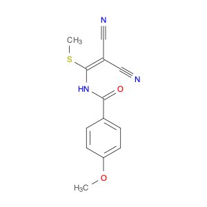 Benzamide, N-[2,2-dicyano-1-(methylthio)ethenyl]-4-methoxy-