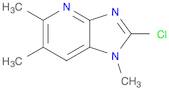 2-CHLORO-1,5,6-TRIMETHYLIMIDAZO [4,5-B] PYRIDINE