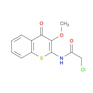 Acetamide, 2-chloro-N-(3-methoxy-4-oxo-4H-1-benzothiopyran-2-yl)-