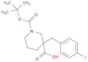 1,3-Piperidinedicarboxylicacid, 3-[(4-fluorophenyl)methyl]-, 1-(1,1-dimethylethyl) ester