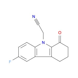 9H-Carbazole-9-acetonitrile, 6-fluoro-1,2,3,4-tetrahydro-1-oxo-