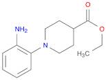 4-Piperidinecarboxylicacid, 1-(2-aminophenyl)-, ethyl ester