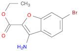 Ethyl 3-amino-6-bromobenzofuran-2-carboxylate