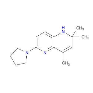 1,5-Naphthyridine, 1,2-dihydro-2,2,4-trimethyl-6-(1-pyrrolidinyl)-