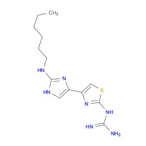 Guanidine, [4-[2-(hexylamino)-1H-imidazol-4-yl]-2-thiazolyl]-