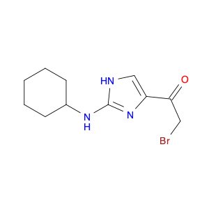 Ethanone, 2-bromo-1-[2-(cyclohexylamino)-1H-imidazol-4-yl]-