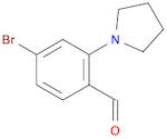 4-Bromo-2-pyrrolidinobenzaldehyde