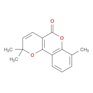 2H,5H-Pyrano[3,2-c][1]benzopyran-5-one, 2,2,7-trimethyl-
