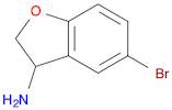 3-Benzofuranamine,5-bromo-2,3-dihydro-