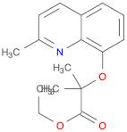 Propanoic acid, 2-methyl-2-[(2-methyl-8-quinolinyl)oxy]-, ethyl ester