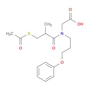 Glycine, N-[3-(acetylthio)-2-methyl-1-oxopropyl]-N-(3-phenoxypropyl)-
