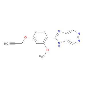 1H-Imidazo[4,5-d]pyridazine, 2-[2-methoxy-4-(2-propynyloxy)phenyl]-