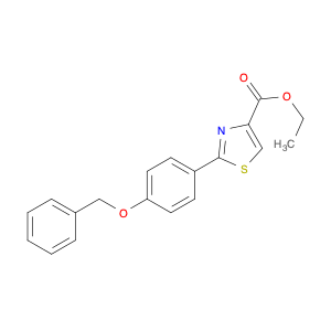 Ethyl 2-(4-(benzyloxy)phenyl)thiazole-4-carboxylate