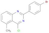 2-(4-Bromophenyl)-4-chloro-5-methylquinazoline