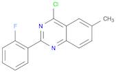 4-Chloro-2-(2-fluorophenyl)-6-methylquinazoline