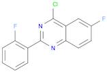 4-Chloro-6-fluoro-2-(2-fluorophenyl)quinazoline