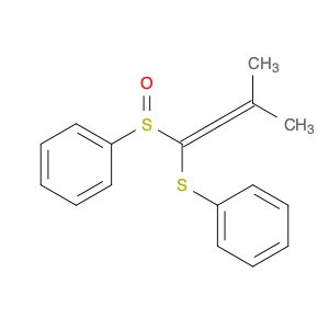 Benzene, [[3-methyl-1-(phenylsulfinyl)-1,2-butadienyl]thio]-