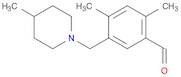 2,4-DIMETHYL-5-[(4-METHYL-1-PIPERIDINYL)METHYL]BENZALDEHYDE