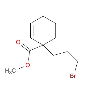 2,5-Cyclohexadiene-1-carboxylic acid, 1-(3-bromopropyl)-, methyl ester