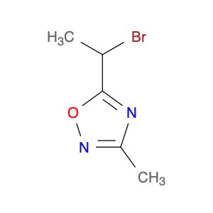1,2,4-Oxadiazole, 5-(1-bromoethyl)-3-methyl-