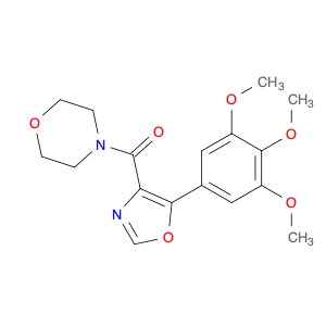 Morpholine, 4-[[5-(3,4,5-trimethoxyphenyl)-4-oxazolyl]carbonyl]-