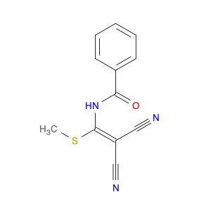 Benzamide, N-[2,2-dicyano-1-(methylthio)ethenyl]-