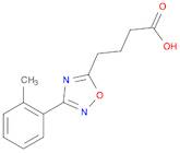 4-[3-(2-METHYLPHENYL)-1,2,4-OXADIAZOL-5-YL]BUTANOIC ACID