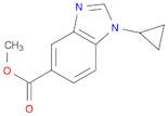 Methyl 1-cyclopropylbenzimidazole-5-carboxylate