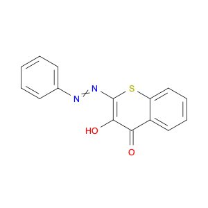 4H-1-Benzothiopyran-4-one, 3-hydroxy-2-(phenylazo)-