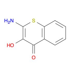 4H-1-Benzothiopyran-4-one, 2-amino-3-hydroxy-
