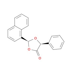 1,3-DIOXOLAN-4-ONE, 2-(1-NAPHTHALENYL)-5-PHENYL-, (2S,5S)-