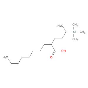 Decanoic acid, 2-[3-(trimethylsilyl)butyl]-