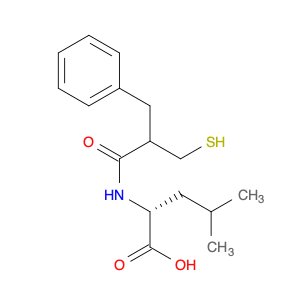 D-Leucine, N-[2-(mercaptomethyl)-1-oxo-3-phenylpropyl]-, (R)-
