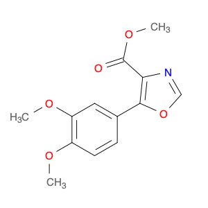 4-Oxazolecarboxylic acid, 5-(3,4-dimethoxyphenyl)-, methyl ester