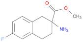 2-Naphthalenecarboxylicacid, 2-amino-6-fluoro-1,2,3,4-tetrahydro-, methyl ester