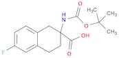 2-((tert-Butoxycarbonyl)amino)-6-fluoro-1,2,3,4-tetrahydronaphthalene-2-carboxylic acid