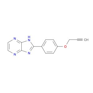 1H-Imidazo[4,5-b]pyrazine, 2-[4-(2-propynyloxy)phenyl]-