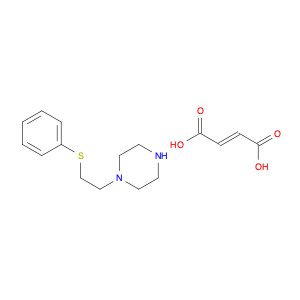 Piperazine, 1-[2-(phenylthio)ethyl]-, (2Z)-2-butenedioate (1:2)