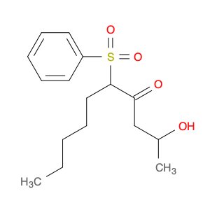 4-Decanone, 2-hydroxy-5-(phenylsulfonyl)-