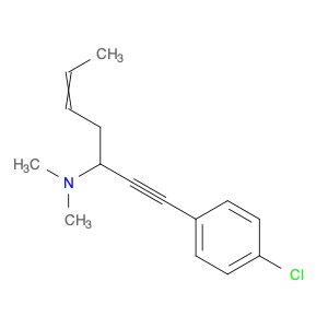 5-Hepten-1-yn-3-amine, 1-(4-chlorophenyl)-N,N-dimethyl-