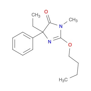 4H-Imidazol-4-one, 2-butoxy-5-ethyl-3,5-dihydro-3-methyl-5-phenyl-