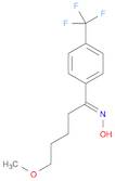 1-Pentanone,5-methoxy-1-[4-(trifluoromethyl)phenyl]-, oxime, (1E)-